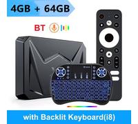 X96Q PRO PLUS TV BOX Smart Android 14 4G 64/32G Allwinner H728 Quad Core 8K 24fps 1000M Ethernet Wifi 6 lecteur multimédia décodeur Top BoX - Type 4G 64G Add keyboard