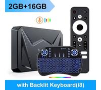 X96Q PRO PLUS TV BOX Smart Android 14 4G 64/32G Allwinner H728 Quad Core 8K 24fps 1000M Ethernet Wifi 6 lecteur multimédia décodeur Top BoX - Type 2G 16G Add keyboard