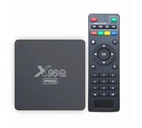 X96QPRO 1 Go de RAM et 8 Go de ROM Box Android TV Box Media Player Haute qualité (Android 10.0) avec telecommande et Cable HDMI, Lecteur multimédia Boite TV 4K