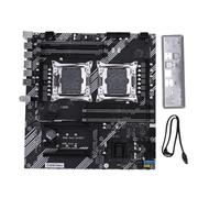 X99 Carte mère double 8 DDR4 fente mémoire pour ordinateur de bureau USB 3.0 USB 2.0 M.2 NVME SATA 3.0 Interface pour composants d'ordinateur de bureau