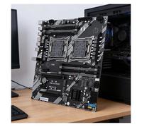 X99 Double Ordinateur Carte mère USB3.0 USB2. SATA3. Carte mère PC d'interface DDR4 M.2 NVME for Composants d'ordinateurs de Bureau Pro