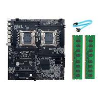 X99 LGA2011-3 Carte mère double prise en charge de la carte mère RECC DDR4 + 2 x DDR4 4 Go RAM 2666 MHz Câble SATA