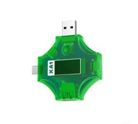 XA1 Compteur de puissance USB 4-25 V 5 A avec écran rotatif pour détection de charge rapide PD QC