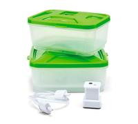 [XA258010] TEFAL Lot de 2 Boîtes Repas mise sous Vide VACUPACK
