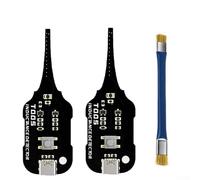 XA5 Testeur d'inductance de carte mère Outil de détection d'induction électromagnétique LED verte pour vérification instantanée des pannes Fonctionnement simple à une touche pour PCB (2 brosses T005-B