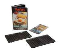 [XA800112] TEFAL Coffret Snack Collection Lot de 2 plaques croque monsieur + ...