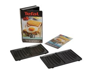 [XA800112] TEFAL Coffret Snack Collection Lot de 2 plaques croque monsieur + ...