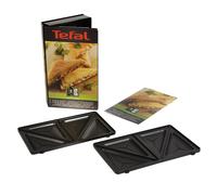 [XA800212] TEFAL Coffret Snack Collection - 2 plaques croque triangle + 1 liv...