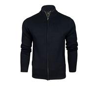 Xact Cardigan Pull Zippé mélange de Coton pour Hommes (Navy) S