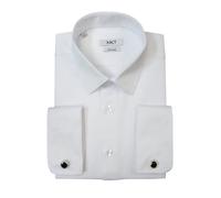 Xact Chemise Hommes Formelle, Double Manchette à Chevrons avec Boutons Régulière