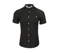 Xact Chemise Oxford à manches courtes pour homme avec col boutonné