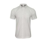 Xact Chemise Oxford à manches courtes pour homme avec col boutonné