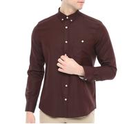 Xact Chemise Oxford à manches longues avec col boutonné pour homme