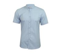 Xact Chemise Popeline Col Grand-Père Hommes, Manches Longues