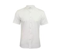 Xact Chemise Popeline Col Grand-Père Hommes, Manches Longues