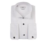 Xact Chemise Smoking Formelle Hommes, Poignets Doubles, Boutons de Manchette