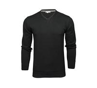 Xact Pull à col en V en Coton pour Homme (Black) XXL
