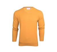 Xact Pull à col en V en Coton pour Homme (Mustard) XL