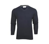 Xact Pull à col en V en Coton pour Homme (Navy) M