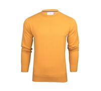 Xact Pull à col Rond en Coton pour Homme (Mustard) L