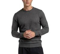 Xact Pull à col Rond en Coton pour Homme (Dark Charcoal) L