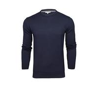 Xact Pull à col Rond en Coton pour Homme (Dark Navy) M