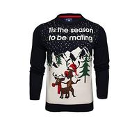 Xact Pull de Noël/Xmas pour Homme, Drôle, Original et Coquin (Tis The Season to Be Mating) XXL