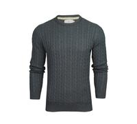 Xact Pull en Tricot câblé pour Homme en Coton Riche (Navy) M