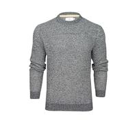 Xact Pull en Tricot Gaufré Col Rond pour Homme (Navy) M