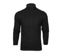 Xact Pull en tricot torsadé à col roulé pour homme