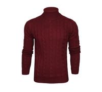 Xact Pull en tricot torsadé à col roulé pour homme