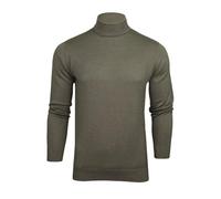 Xact Pull en Coton à Turtleneck Col Roulé pour Homme (Dark Grey Marl) M