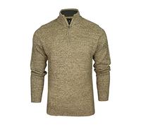 Xact Pull Zippé 1/4 Homme avec Twist (Ecru Grey Twist) XL