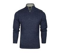 Xact Pull Zippé 1/4 Homme avec Twist (Navy Twist) XXL