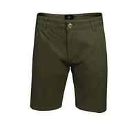 Xact Short Chino en Coton Stretch pour Homme, Coupe Régulière (Khaki) 30