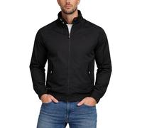 Xact Veste Harrington Classique en Coton de Transition pour Hommes avec Doublure à Carreaux (Black) M