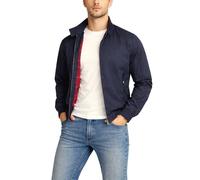 Xact Veste Harrington Classique en Coton de Transition pour Hommes avec Doublure à Carreaux (Navy) M
