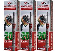 XADO Set de Protection Contre l'usure du Moteur - 3 x Moteur Revitalizant EX120 (Essence et GPL)