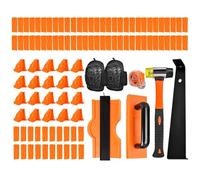 xadsiklan Kit de pose de sol, marteaux et barres de traction, kit d'installation pour sols stratifiés, pour la préparation du sous-plancher, le bois dur, l'atelier, la plinthe et les planches