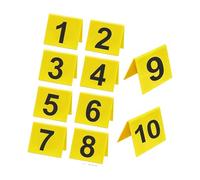 XAGMODSHN 10PCS Forensic Training Markers Sturdy Plastic Evidence Labels for Classroom Use Mystery Event and Craft Decorations Forensic Training Supplies Evidence Markers