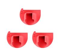 XAGMODSHN 3PCS Règle De Courtepointe Professionnelle Modèles Couture Modèles Patchwork Finger Aide pour La Mesure du Tissu Assistant À La Main Ergonomique