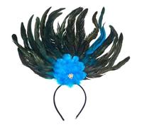 XAGMODSHN Accessoire de cheveux à plumes coloré pour décoration de cheveux cosplay bandeau de fête pour mariage et festival événement