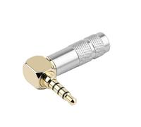 XAGMODSHN Adaptateur de musique à angle droit 3,5 mm mâle vers femelle pour une utilisation mâle et femelle dans n'importe quel environnement