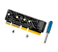 XAGMODSHN Adaptateur NVME PH4215-1U dédié pour serveur 1U NVME vers PCIe 5.0 - Améliore la stabilité du transfert de données - Carte d'extension de bureau