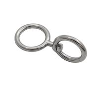 XAGMODSHN Anneaux Rotatifs en Acier Inoxydable Moulé De Précision Haute Luminosité pour Améliorer La Durabilité sur La Plage Et Le Littoral Accessoire De Randonnée