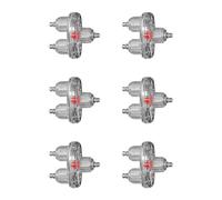 XAGMODSHN Aquariums Oxygen Flows Adaptateur réglable Mécanisme sûr Entretien pour divers environnements Connexion rapide valves d'air d'aquariums