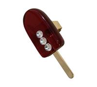 XAGMODSHN Bagues en forme de crème - Bijoux tendance inspirés du dessert - Accessoire confortable à porter pour les doigts - Bijoux alimentaires uniques en acrylique, One Size, Comme décrit, Comme