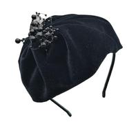 XAGMODSHN Bandeau à cheveux tête de mort populaire avec nœud papillon et motif animal français