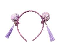 XAGMODSHN Bandeau accrocheur pour chignon élégant, tissage confortable, coiffe réglable pour les fêtes