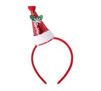 XAGMODSHN Bandeau De Noël En Plastique Père Noël Pour Peau Sensible Ensemble Parent-enfant Rassemblements De Vacances Articles De Mode De Noël